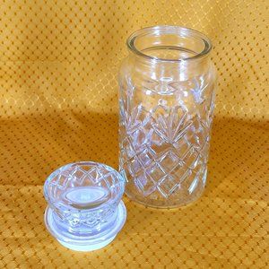 Planters Peanut Glass Vintage Apothecary Glass Storage Jar Canister Pineapple